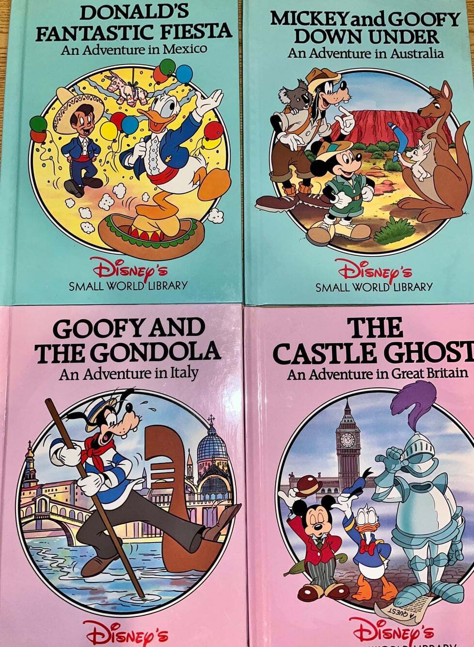 Disney’s Small World Library Book Collection, Vintage Walt Disney Books, Vintage - Picture 4 of 6